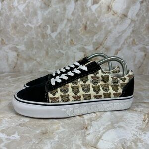 Vans Old Skool Women’s Size 7.5 Jaguar Black Suede Canvas Vintage